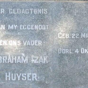 HUYSER Abraham Izak 1888-1956