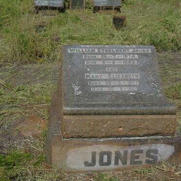 JONES William Ethelbert 1874-1943 & Mary Elizabeth 1877-1961