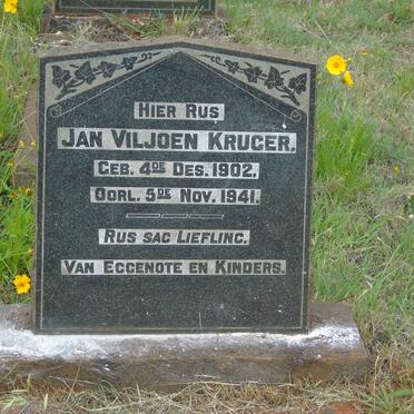KRUGER Jan Viljoen 1902-1941