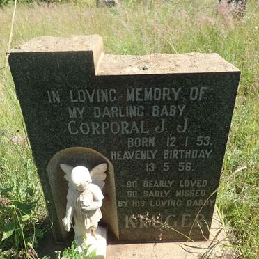KRUGER Corporal J.J. 1953-1956