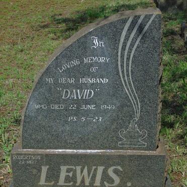 LEWIS David -1949