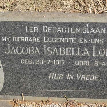 LOURENS Jacoba Isabella 1917-1966
