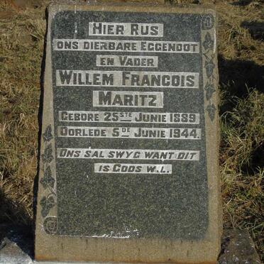 MARITZ Willem Francois 1889-1944
