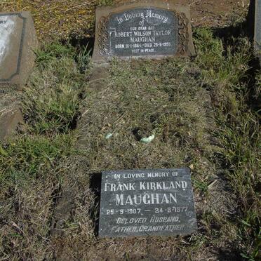 MAUGHAN Robert Wilson Taylor 1864-1956 :: MAUGHAN Frank Kirkland 1907-1977