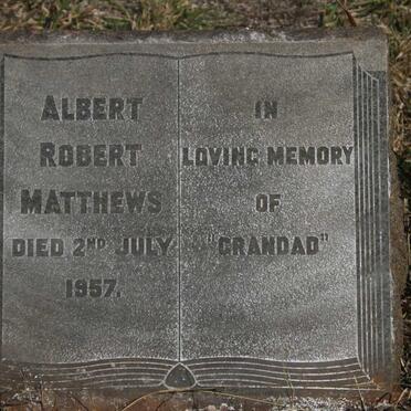 MATTHEWS Albert Robert - 1957