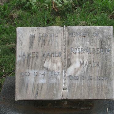 MAHER James -1947 &amp; Rose Alberta -1966