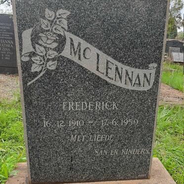 MCLENNAN Frederick 1910-1959