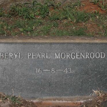 MORGENROOD Beryl Pearl -1943