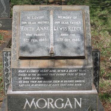 MORGAN Lewis Reece -1946 & Edith Anne -1949
