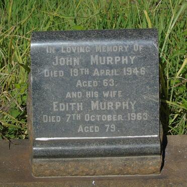 MURPHY John -1946 & Edith  -1963
