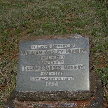 MURRAY William Ansley 1874-1939 & Ellen Frances 1875-1948
