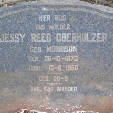OBERHOLZER Jessy Reed nee MORRISON 1873-1950