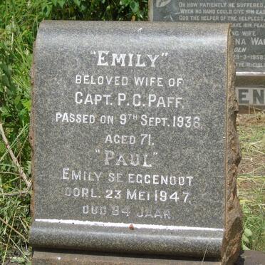 PAFF Paul C. -1947 & Emily -1936