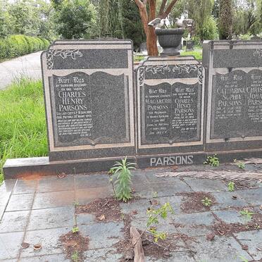 PARSONS Charles Henry 1889-1949 &amp; Magarethe FELDMANN 1887-1923 :: PARSONS Catharina Sophia 1930-1930 
