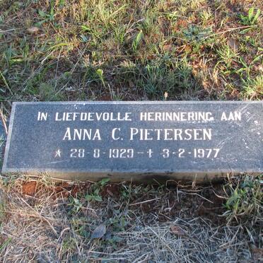 PIETERSEN Anna C. 1929-1977