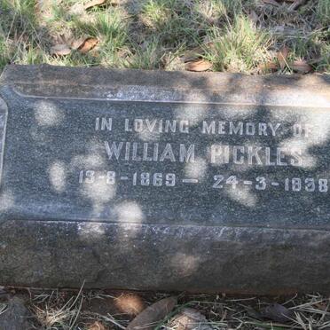 PICKLES William 1869-1938