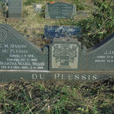 PLESSIS S.C.M., du 1916-1965 & J.J. MULDER 1916-1967 :: WILLER Martha Maria 1922-1995