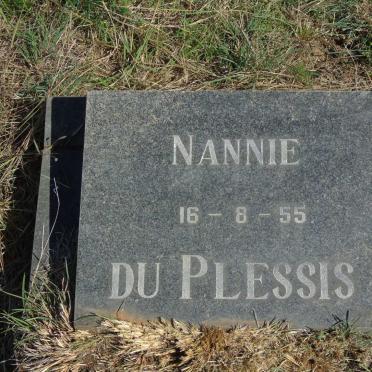 PLESSIS Nannie, du -1955