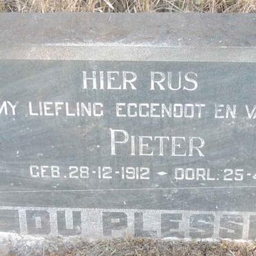 PLESSIS Pieter, du 1912-1956