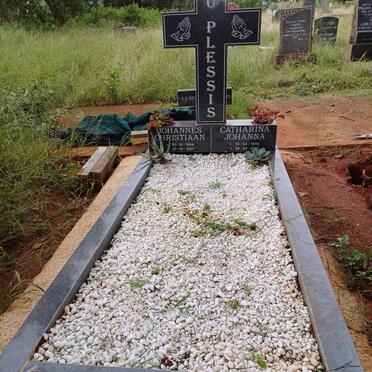 PLESSIS Johannes Christiaan, du 1944-2021 & Catharina Johanna 1946-2001