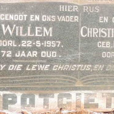 POTGIETER Willem -1957 & Christina Wilhelmina NEL 1887-1961