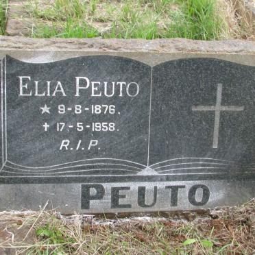 PEUTO Elia 1876-1958