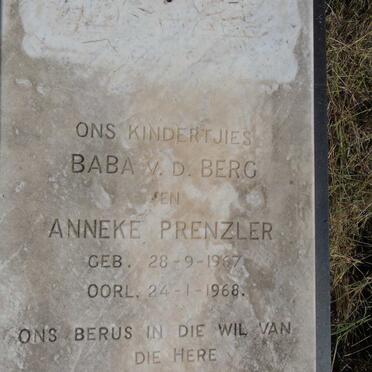 PRENZLER Anneke 1967-1968 :: BERG Baba, v.d.