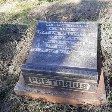 PRETORIUS Evert Philippus 1892-1945