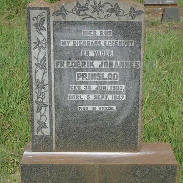 PRINSLOO Frederik Johannes 1903-1947
