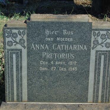 PRETORIUS Anna Catharina 1912-1945