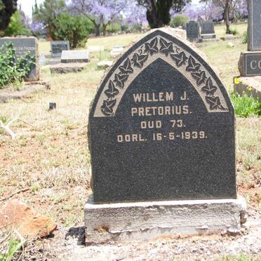PRETORIUS Willem J. -1939