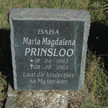 PRINSLOO Maria Magdalena 1963-1963