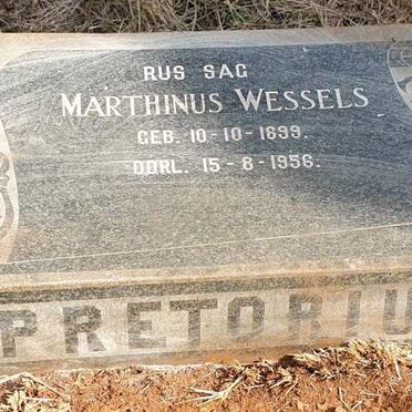 PRETORIUS Marthinus Wessels 1899-1956