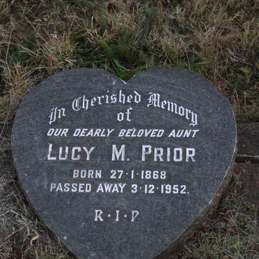 PRIOR Lucy M. 1868-1952