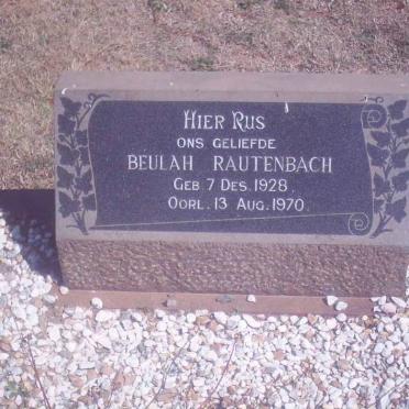 RAUTENBACH Beulah 1928-1970