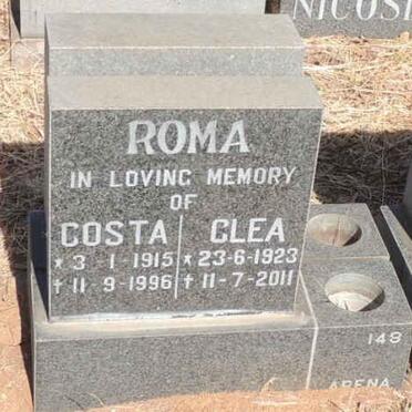 ROMA Costa 1915-1996 & Clea 1923-2011