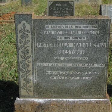 ROESTORFF Pieternella Magarietha nee ENGELBECHT 1909-1946