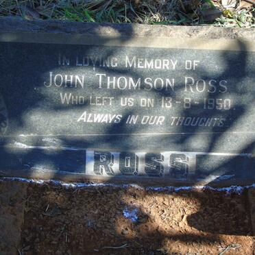 ROSS John Thomson -1950