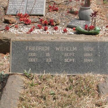 ROSE Friedrich Wilhelm 1887-1944