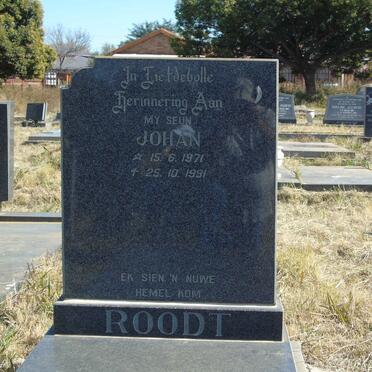 ROODT Johan 1971-1991