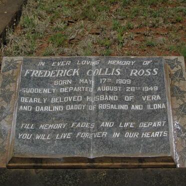 ROSS Frederick Collis 1909-1949