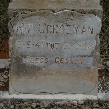 SCHOEMAN Ria 1941-1943