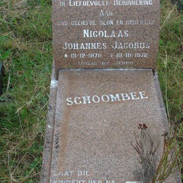 SCHOOMBEE Nicolaas Johannes Jacobus  1970-1972
