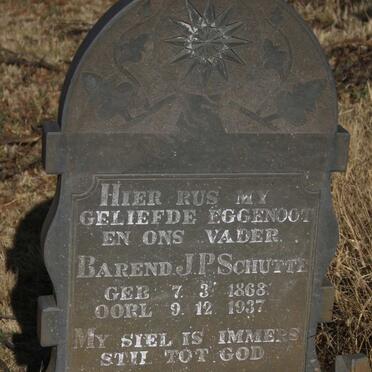 SCHUTTE Barend J.P. 1868-1937