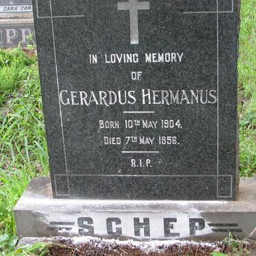 SCHEP Gerardus Hermanus 1904-1956
