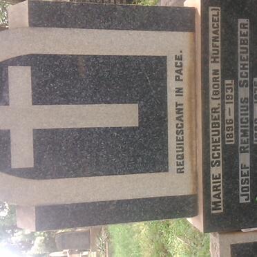 SCHEUBER Josef Remigius 1892-1975 &amp; Marie HUFNAGEL 1896-1931