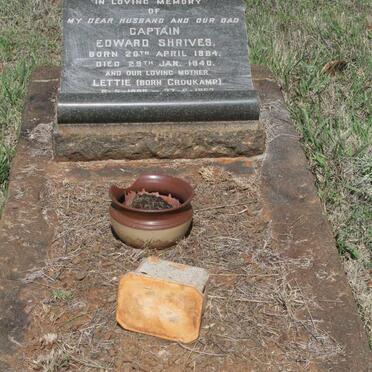 SHRIVES Edward 1884-1940 & Lettie CROUKAMP 1888-1952_1