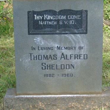 SHELDON Thomas Alfred 1882-1960