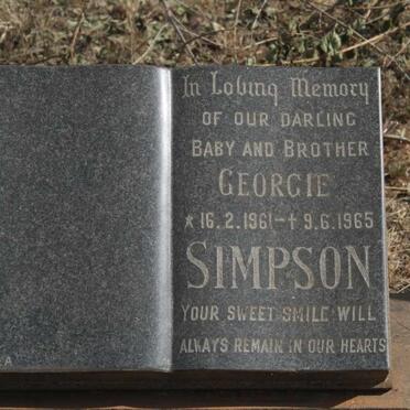 SIMPSON Georgie 1961-1965