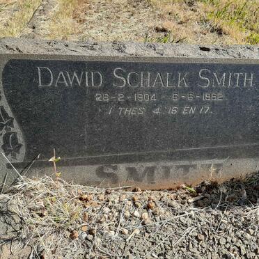 SMITH Dawid Schalk 1904-1962